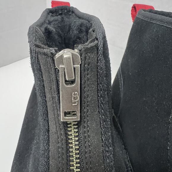 UGG Neumel Platform Zip Boots Women Size 10 Black 1122677 - Picture 5 of 11